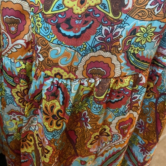 NY Collection Paisley Print Maxi Dress - Picture 8 of 14